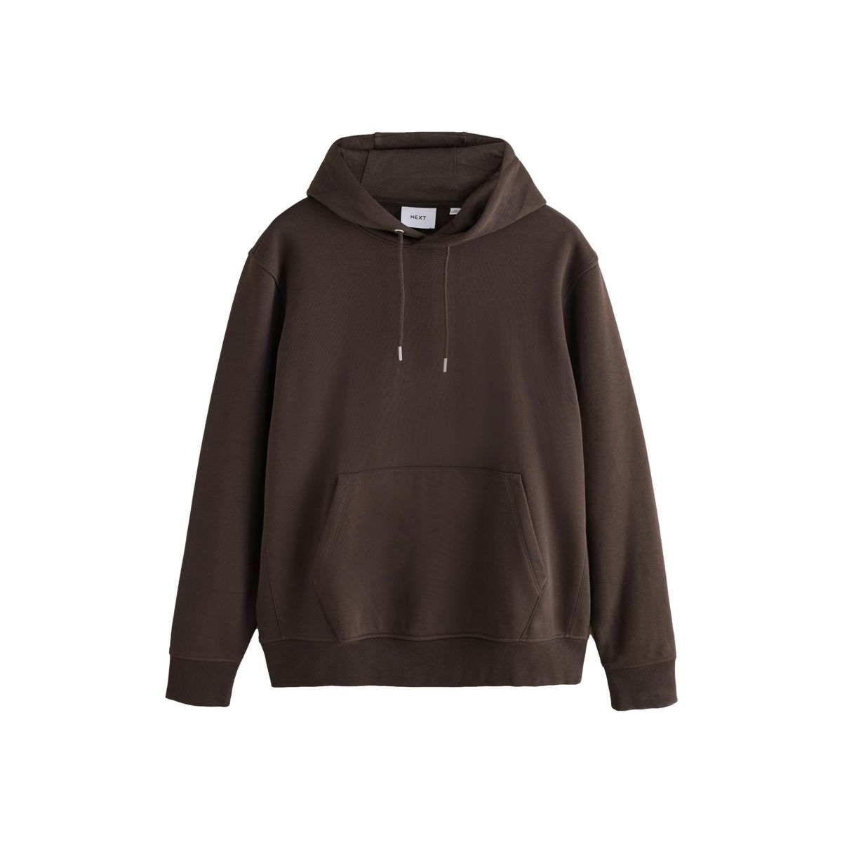 Sweat à capuche épais en jersey et coton marron, NEXT