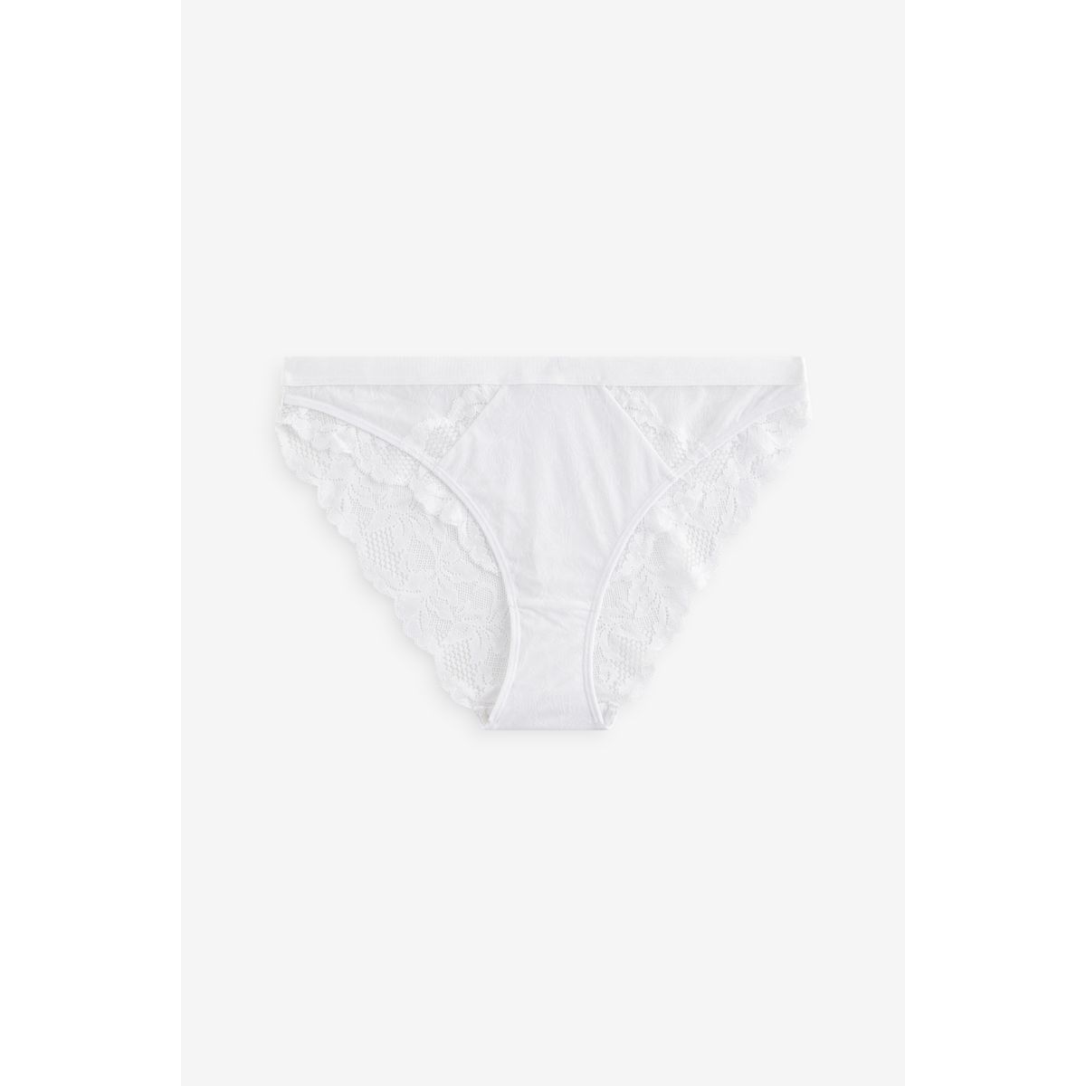 Culottes avec liseré dentelle, lot de 3 noir/ blanc/ chair, NEXT