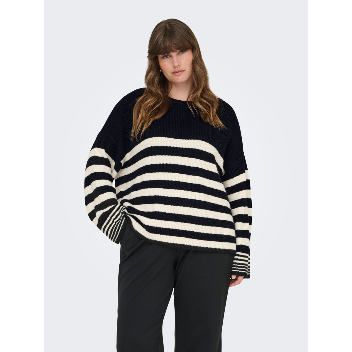 Pull En Maille noire - black, ONLY CARMAKOMA