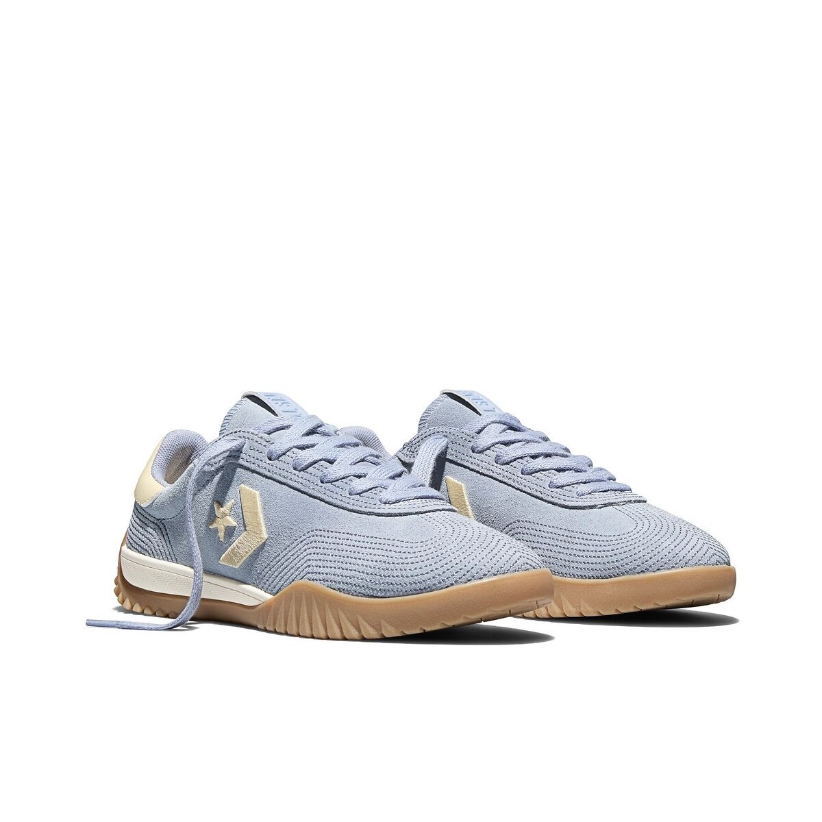 Baskets Run Star Trainer Stitched Suede bleu, CONVERSE