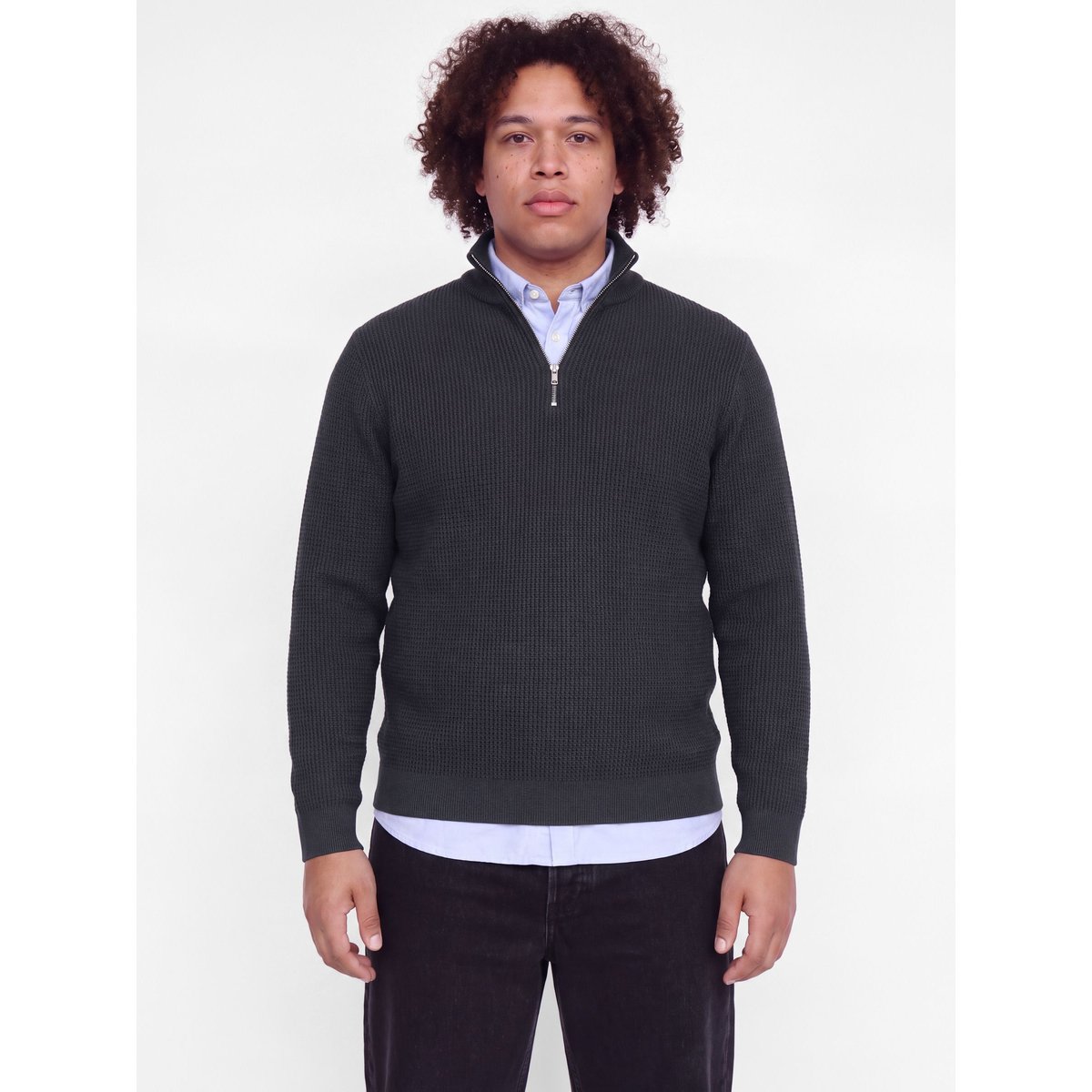 Pull En Maille dark navy 1, JACK & JONES