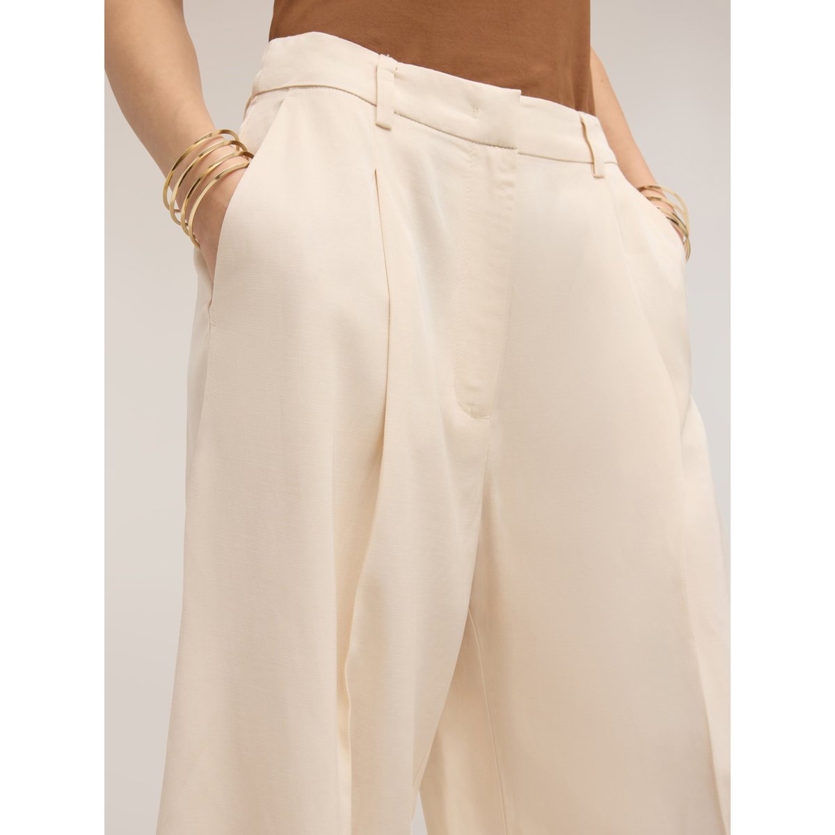 Bermuda long beige, MOTIVI