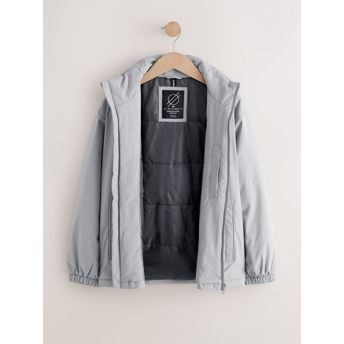 Veste rembourrée habillée gris, NEXT
