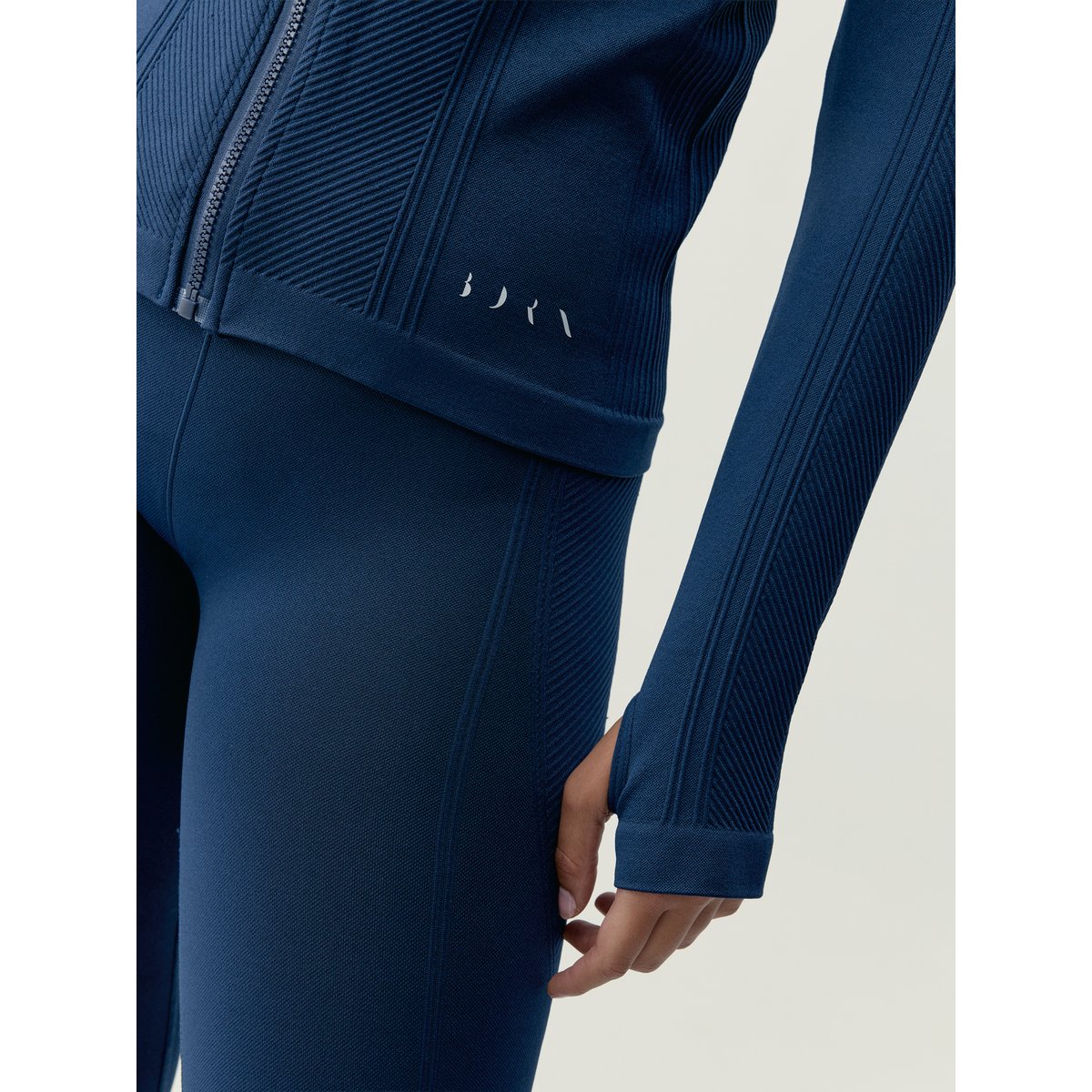 Veste de sport femme India toucher doux bleu marin, BORN