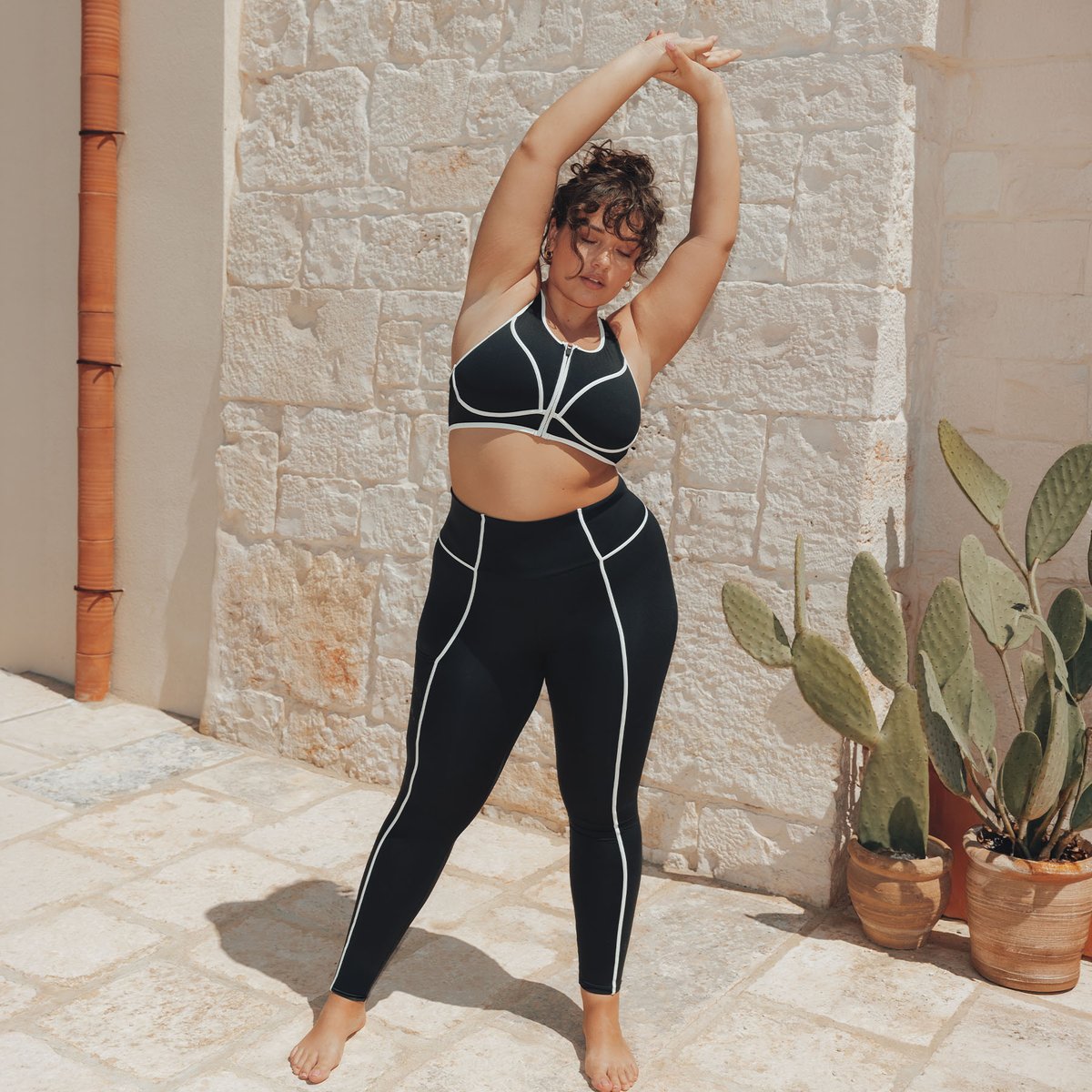 Legging JIM multico noir, ROUGEGORGE LINGERIE
