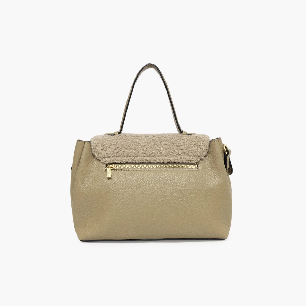 Grand sac porté épaule  Theresa doré,taupe, LOLLIPOPS