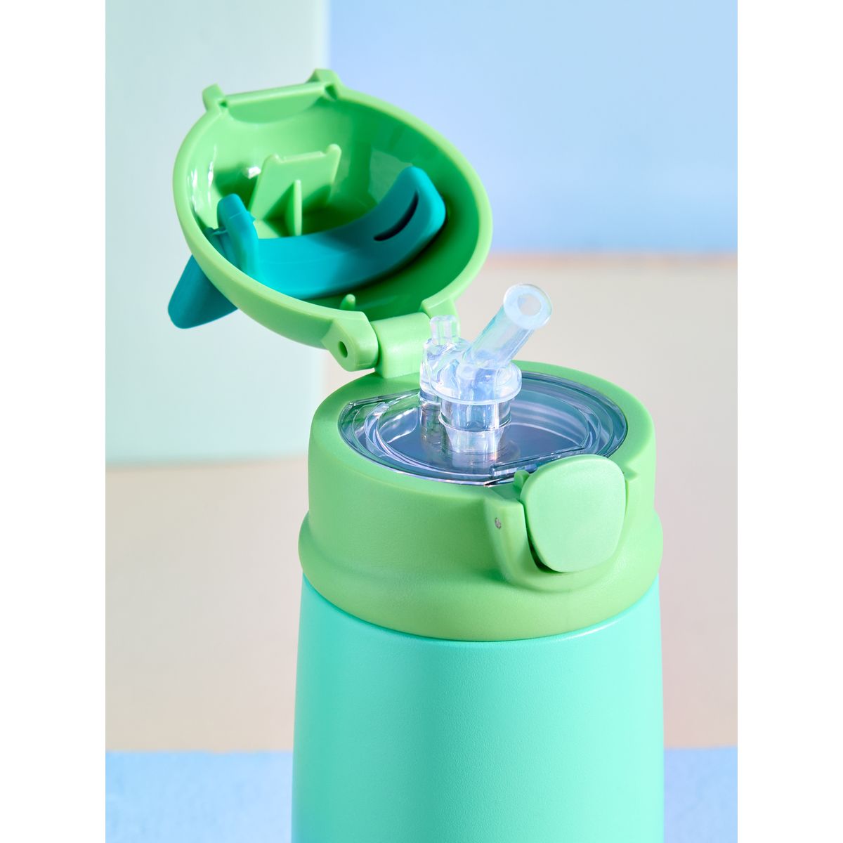 Gourde dragon en acier inoxydable 350 ml bleu/vert, NEXT