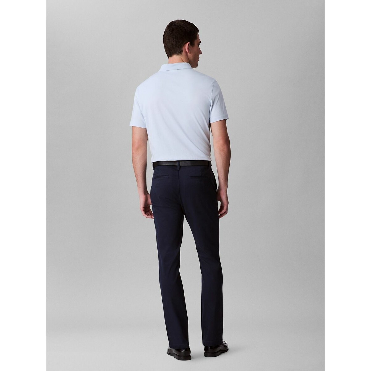 Chino cotone elasticizzato navy, CALVIN KLEIN
