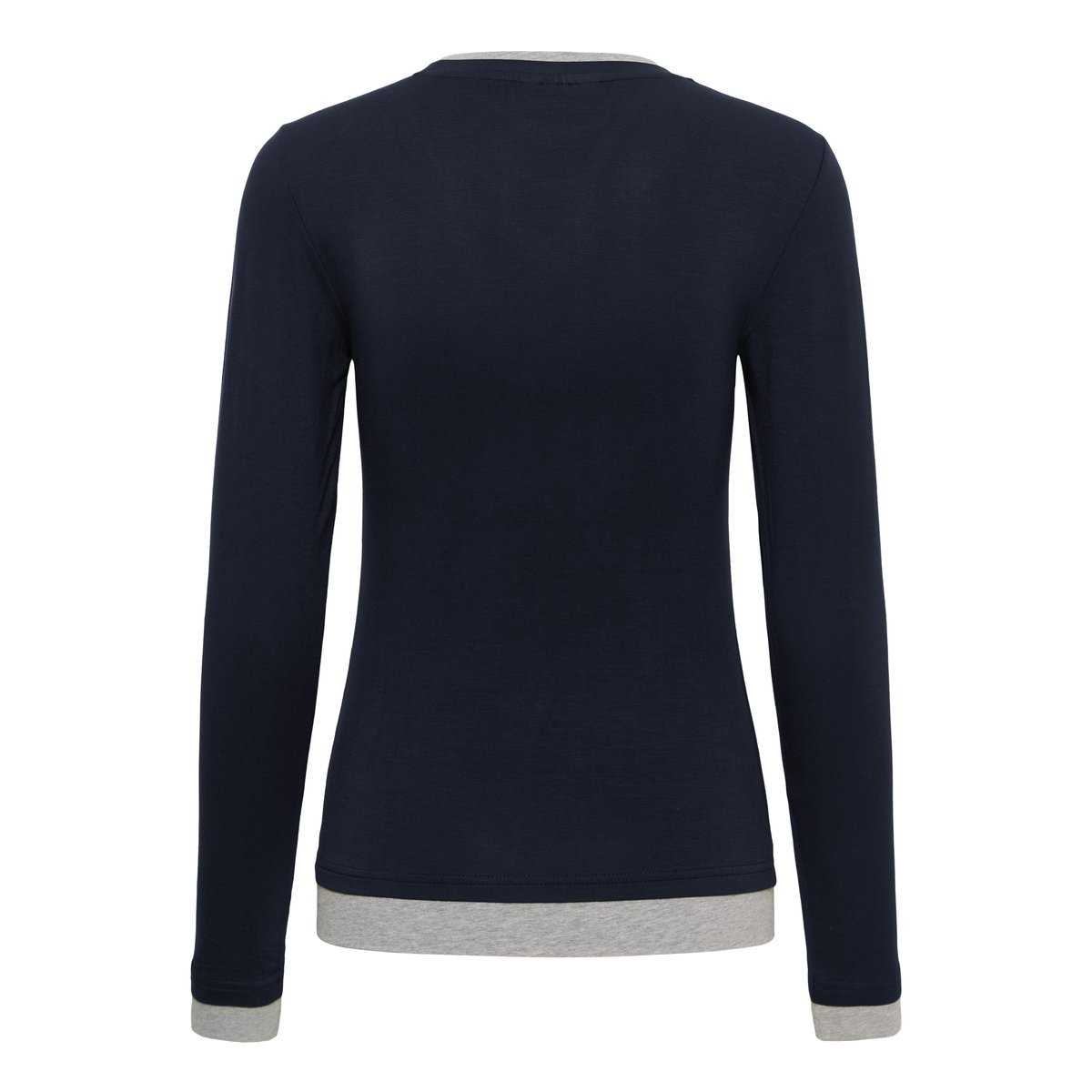 T-shirt à manches longues bleu salute, KAFFE