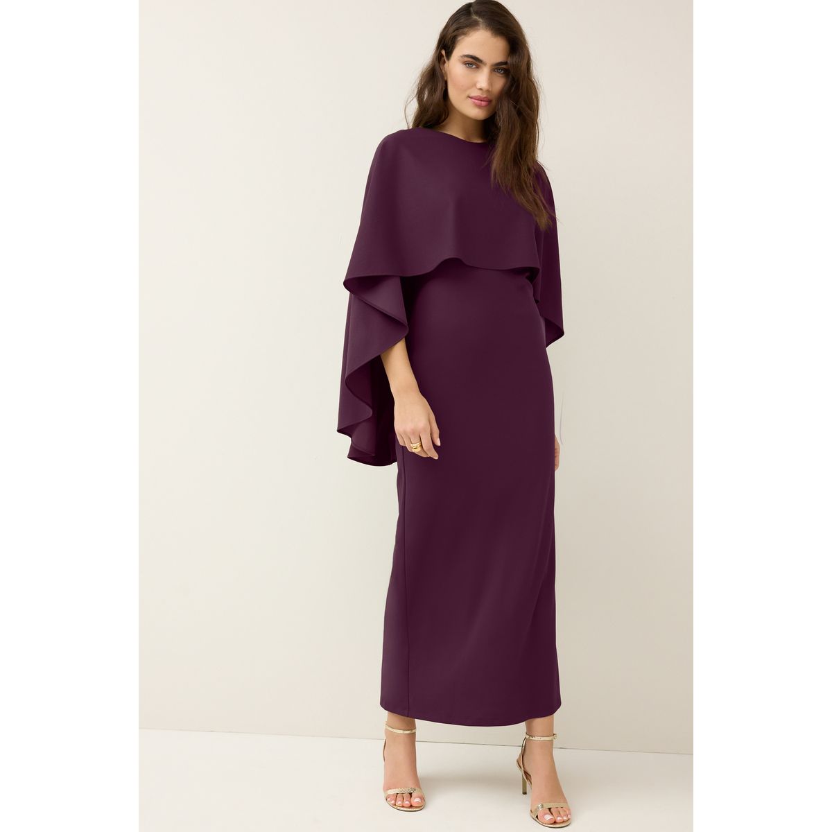 Robe rouge bordeaux, NEXT