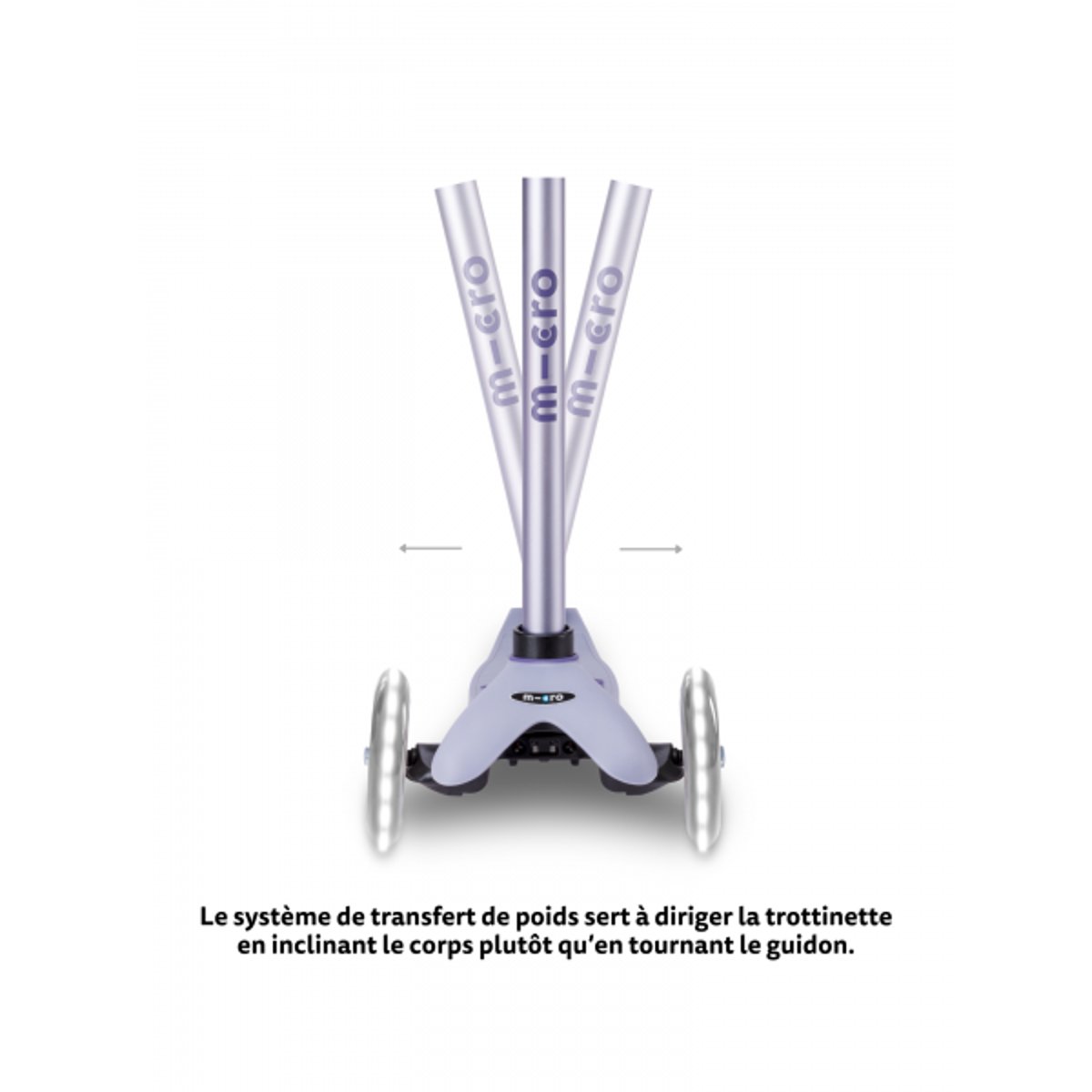 Mini Micro Rock  Go LED - Lavande violet, MICRO MOBILITY