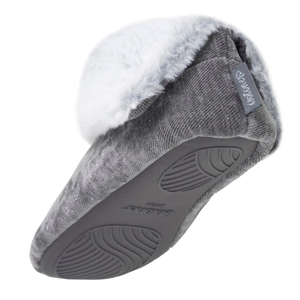 Chaussons extra-light Bottillons gris, ISOTONER