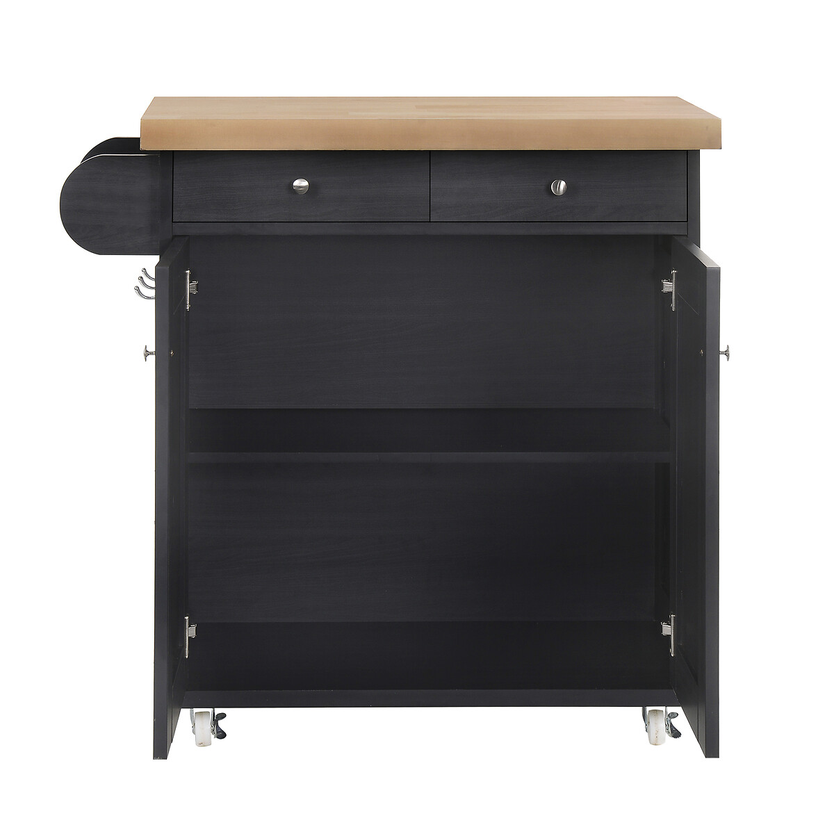 Portable Kitchen Island black, SO'HOME