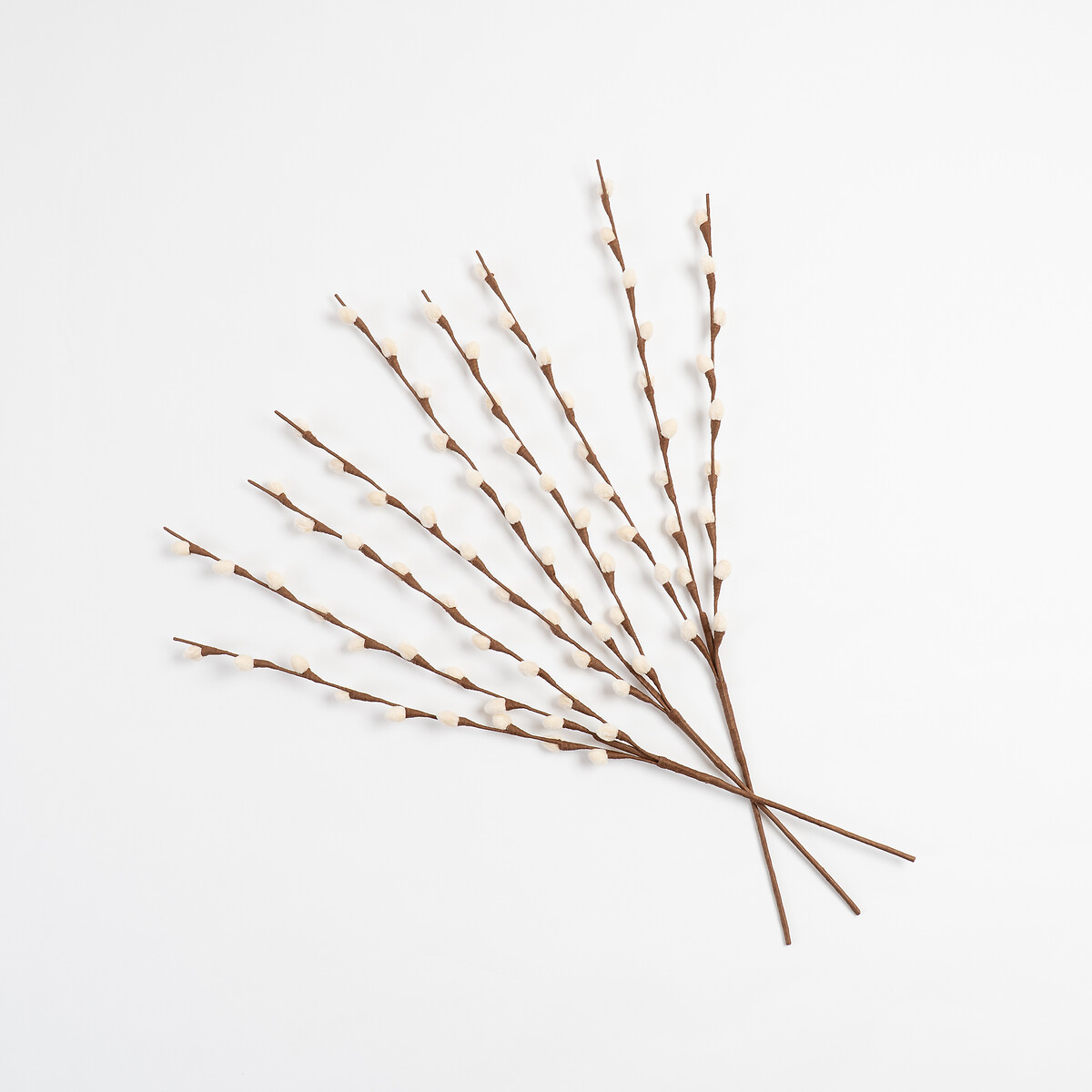 Set of 3 Artificial Pussy Willow Branches natural, SO'HOME