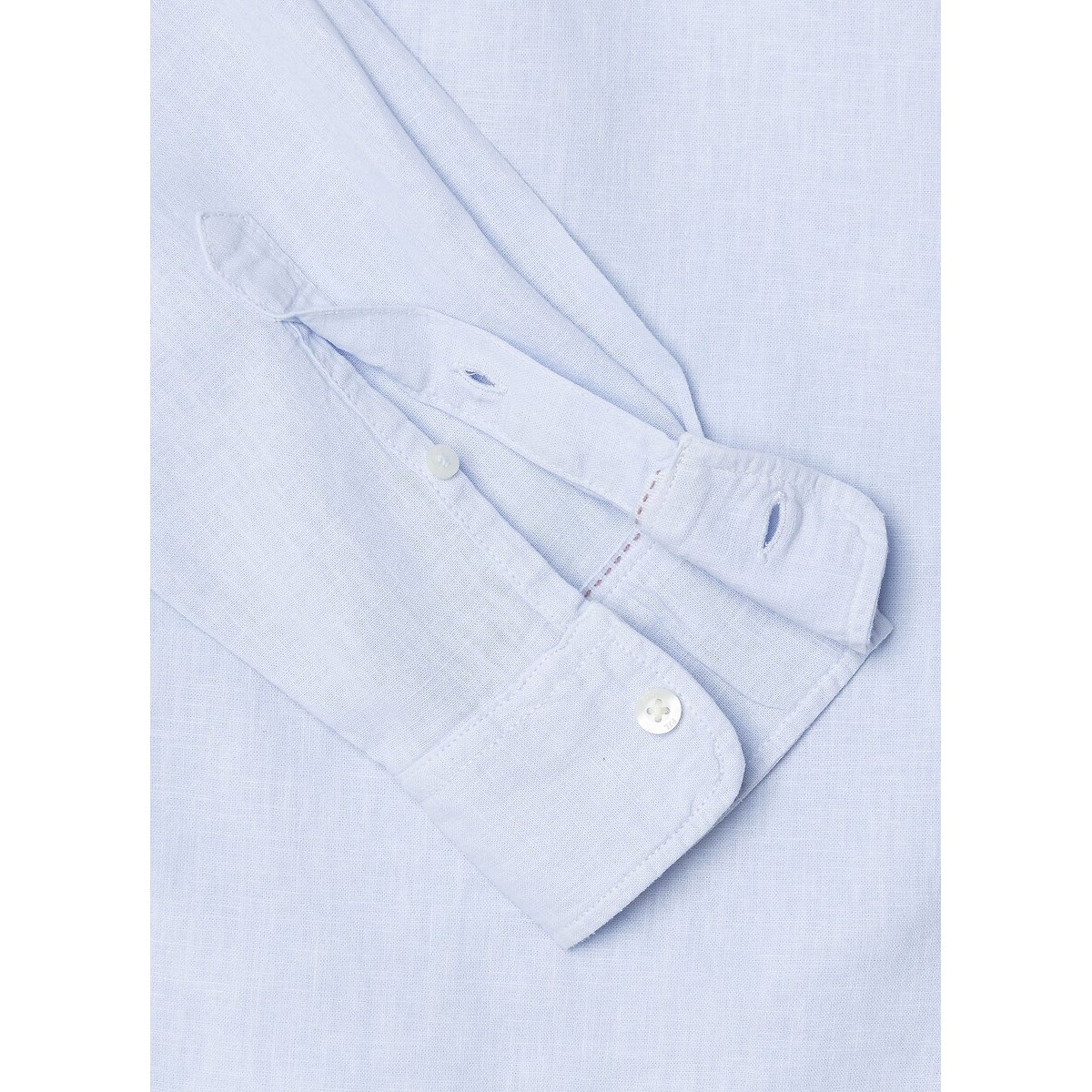 Camicia in lino mélange PAYTON azzurro, PEPE JEANS