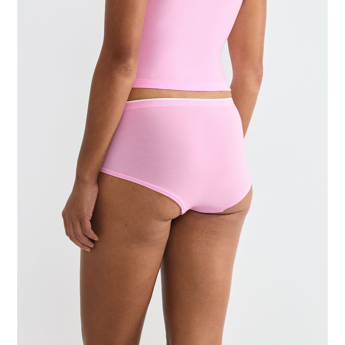 Lot de 2 culottes hautes GO SENSE rose dragée, SLOGGI