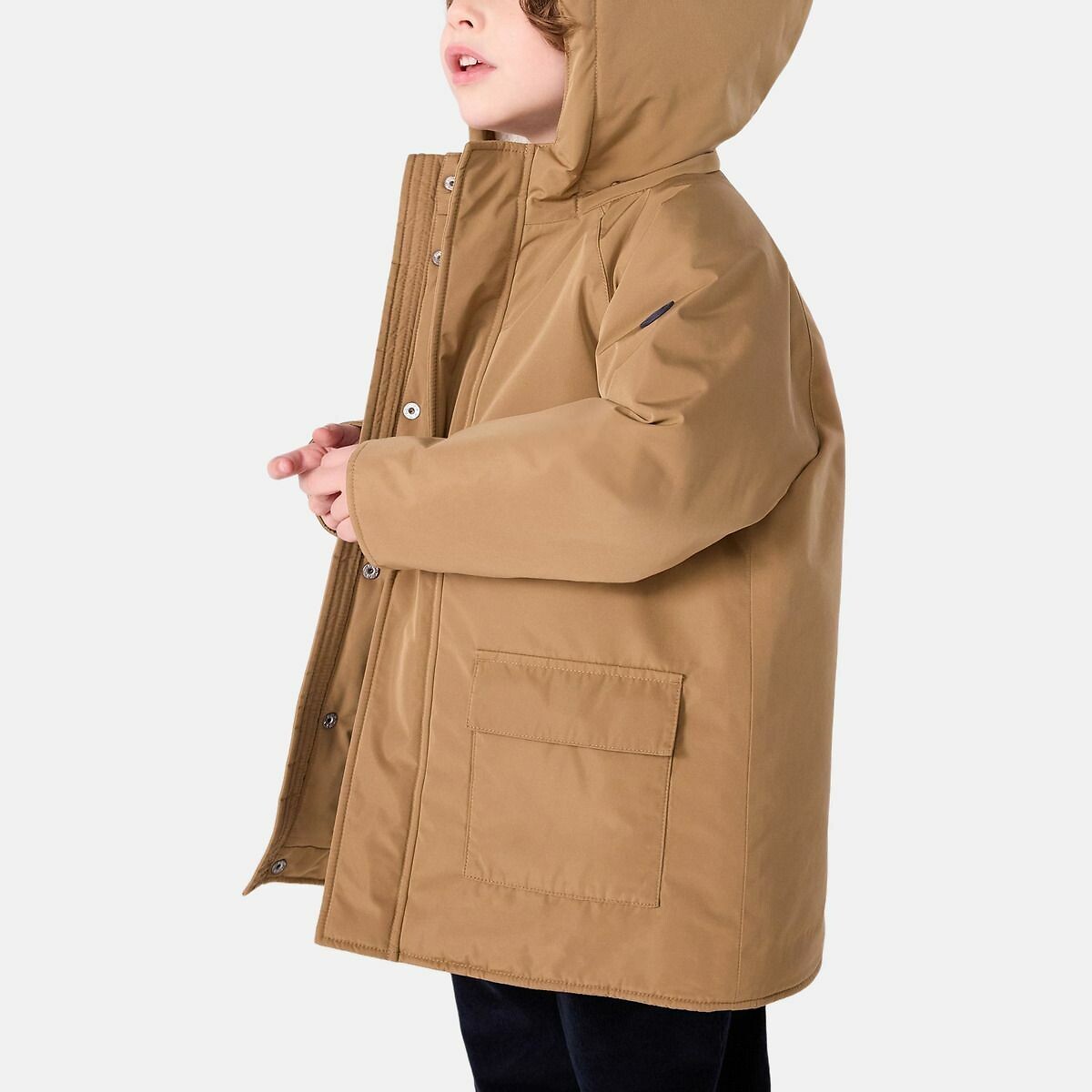 Hooded Parka camel, PETIT BATEAU