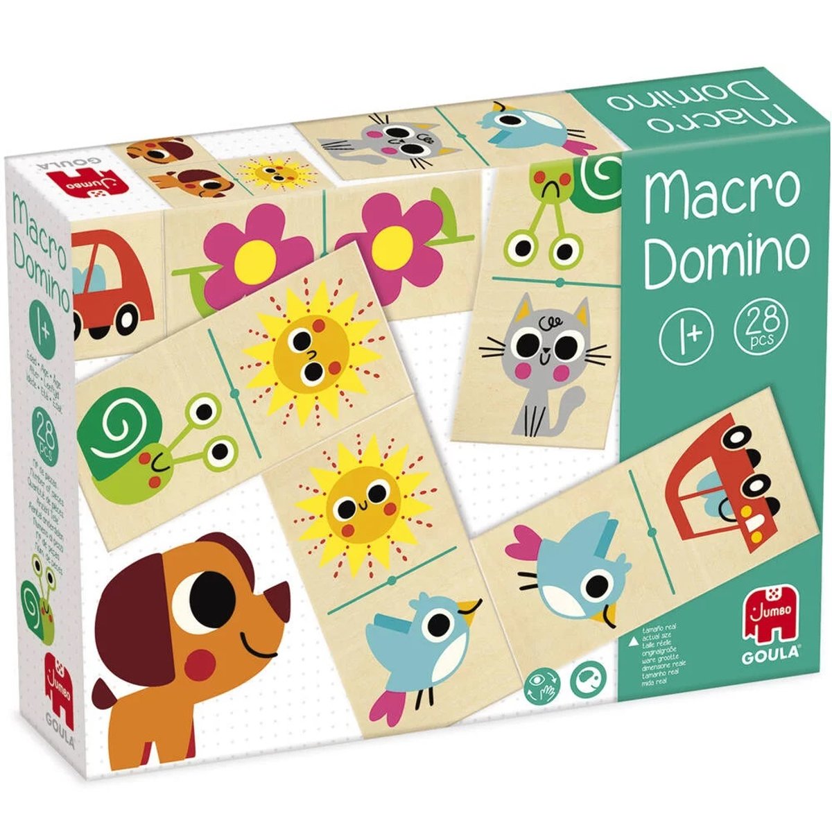 Macro domino beige, GOULA