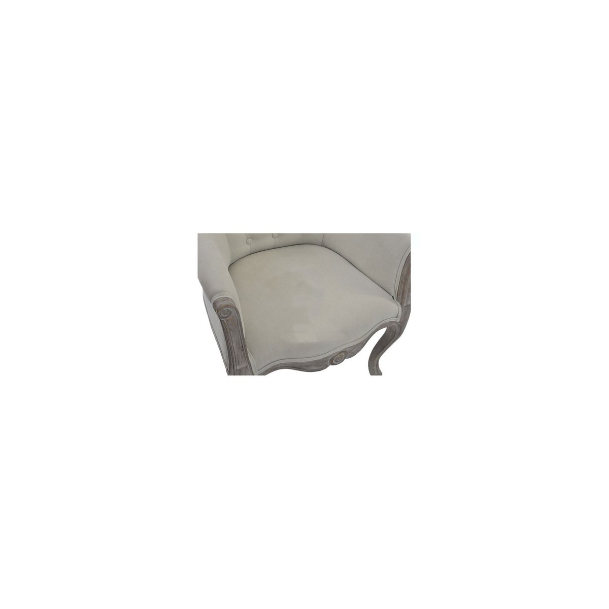 Fauteuil Capitonné Classique Beige beige, WADIGA