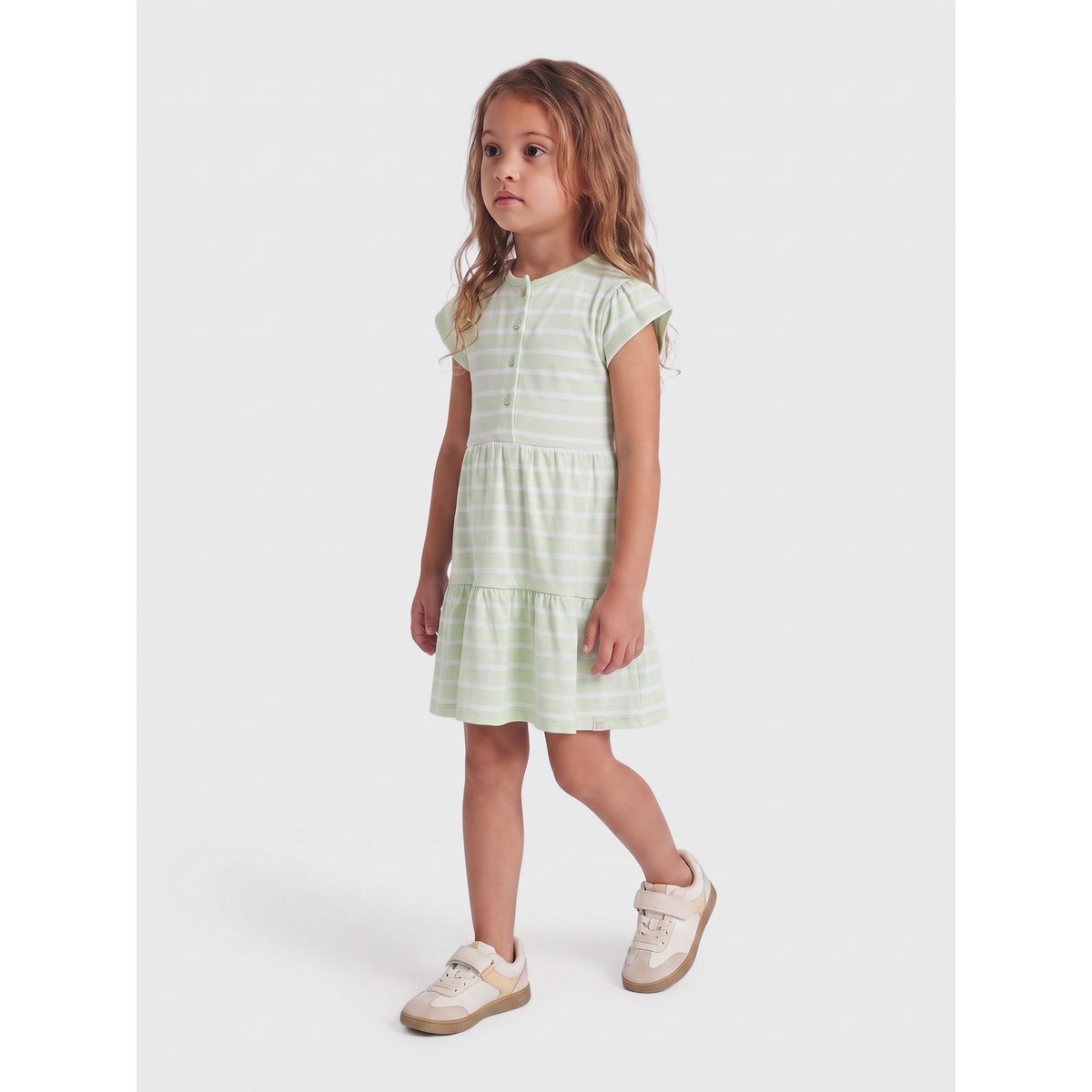 Robe verte - green lily, KIDS ONLY