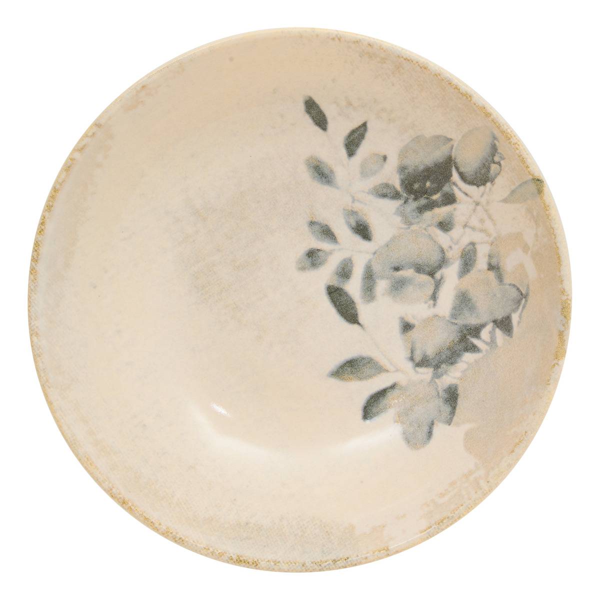 Assiette creuse D21cm SILVIA gris, ATMOSPHERA