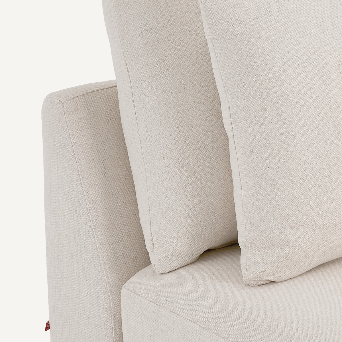 Canapé d'angle en toile polyester, MODERNISTE craie, EMMANUEL GALLINA X AM.PM