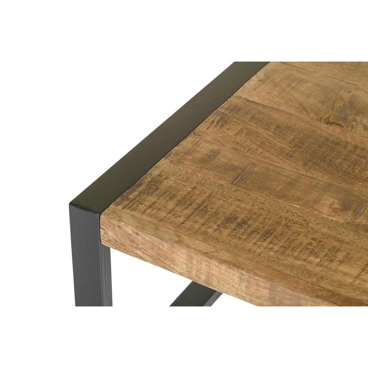 Table de salon rectangulaire bois métal KARGO bois naturel, PIER IMPORT