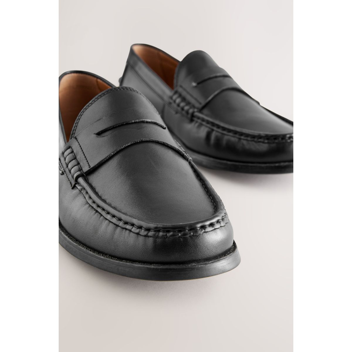 Mocassins penny noir, NEXT