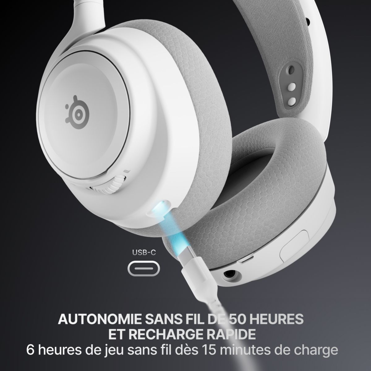 Casque gamer Arctis Nova 7 Gen 2 Blanc couleur unique, STEELSERIES