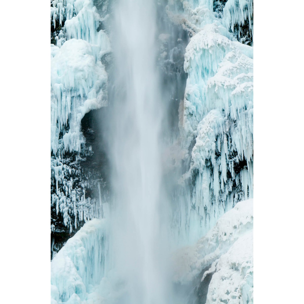Tableau Mural Cascade Enneigée NATURE ÉVASION tableau en verre synthétique, CEANOTHE