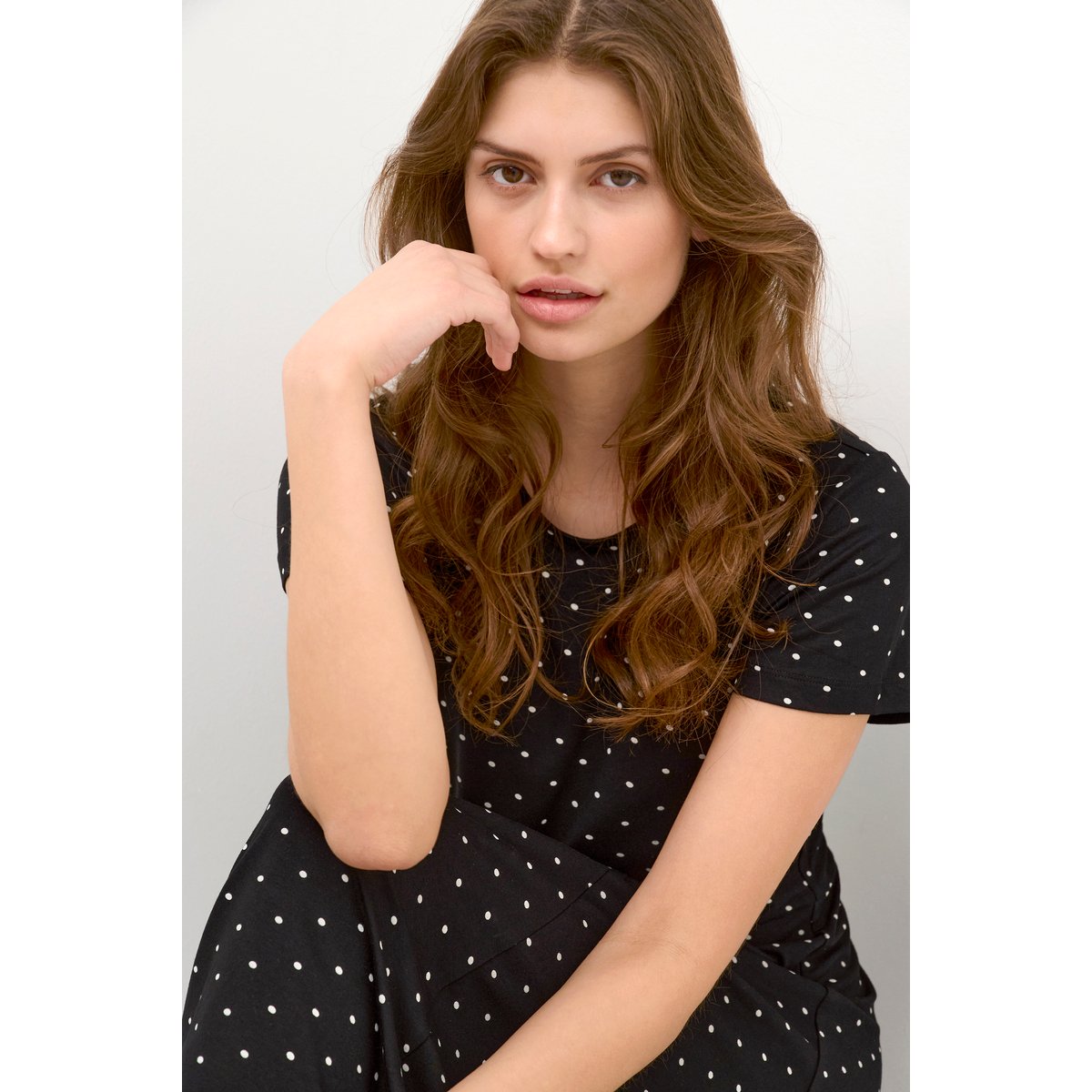 Robe noir black deep, KAFFE