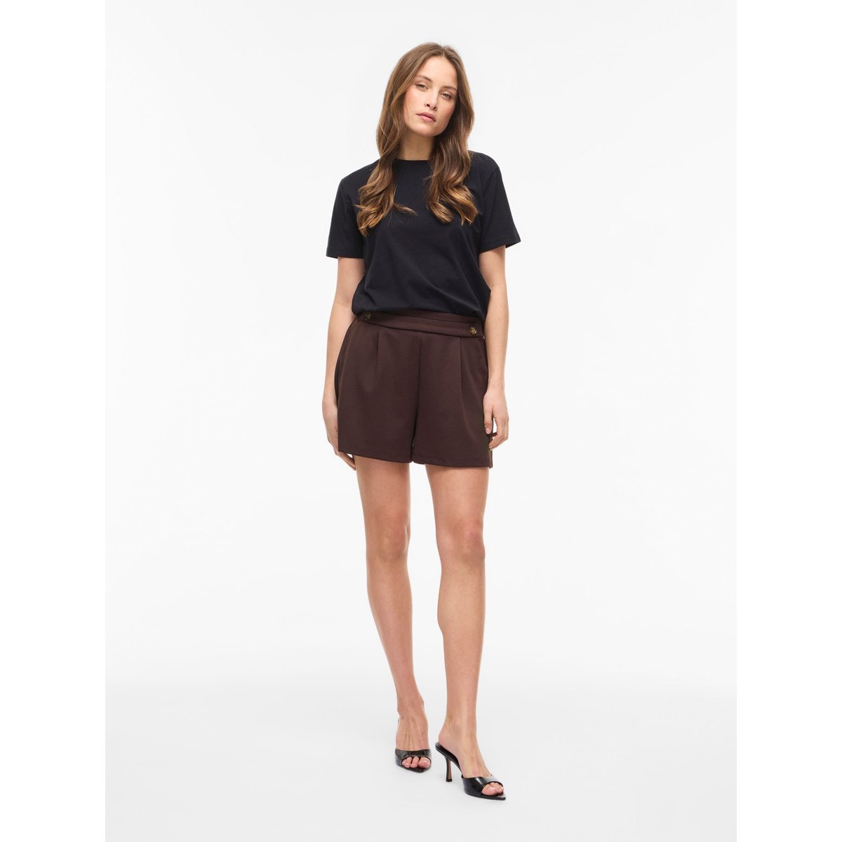 Short marron - coffee bean1, VILA