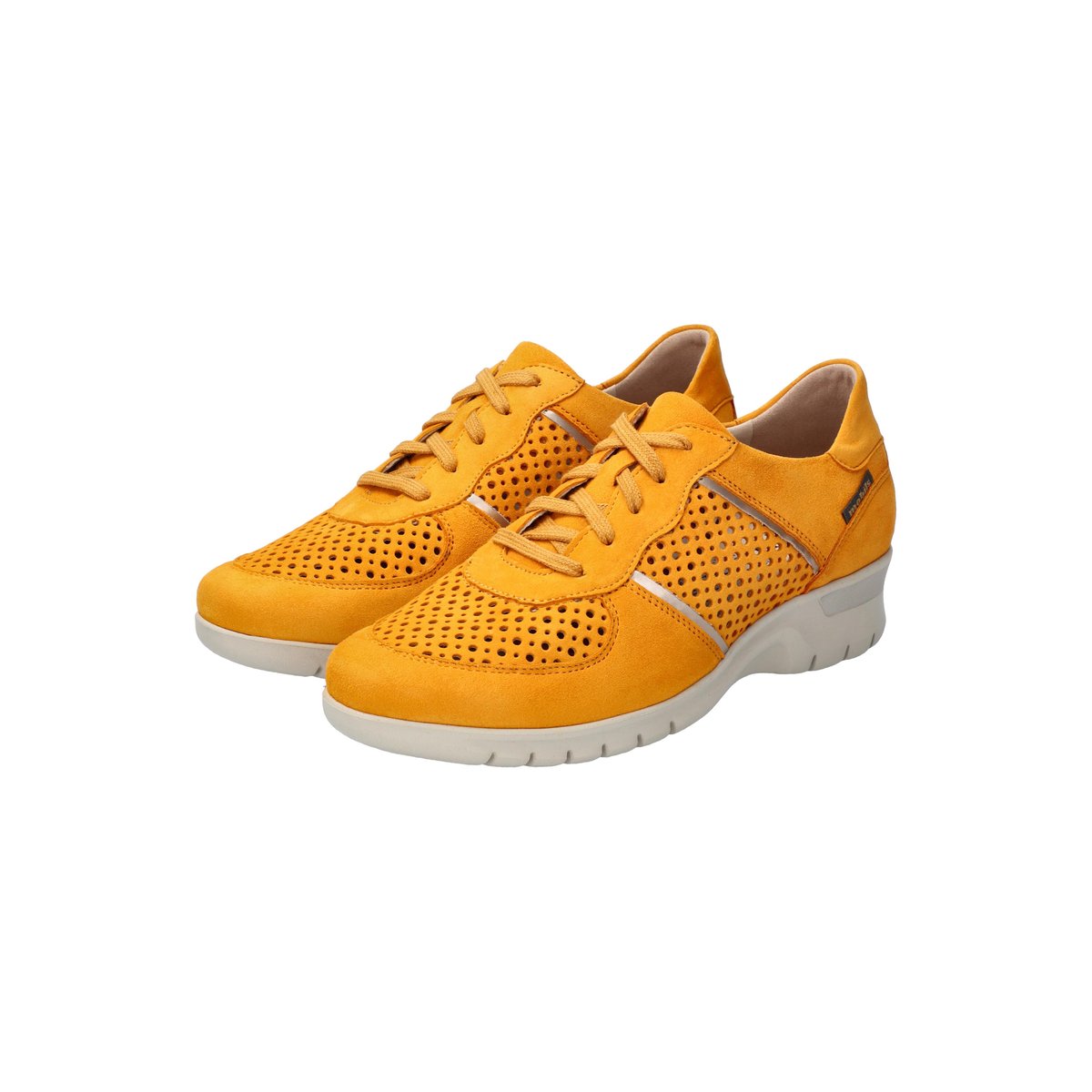Baskets en cuir MANON PERF orange mango 5139, MEPHISTO