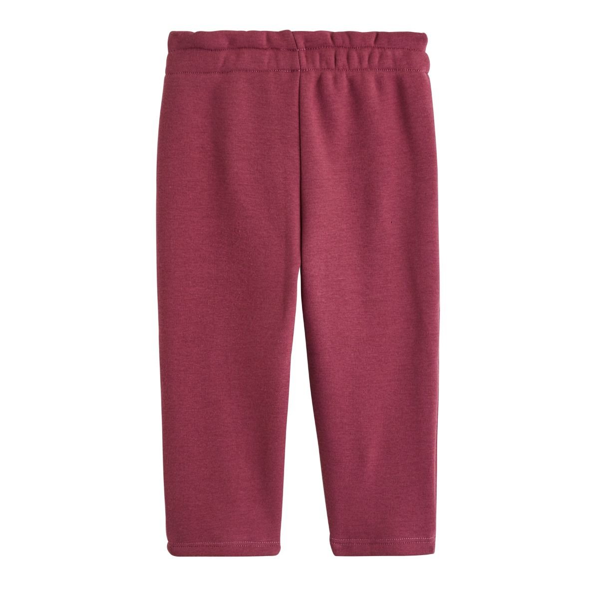 Lot de 2 leggings enfant en molleton ultra chaud Misti prune, PETIT BEGUIN