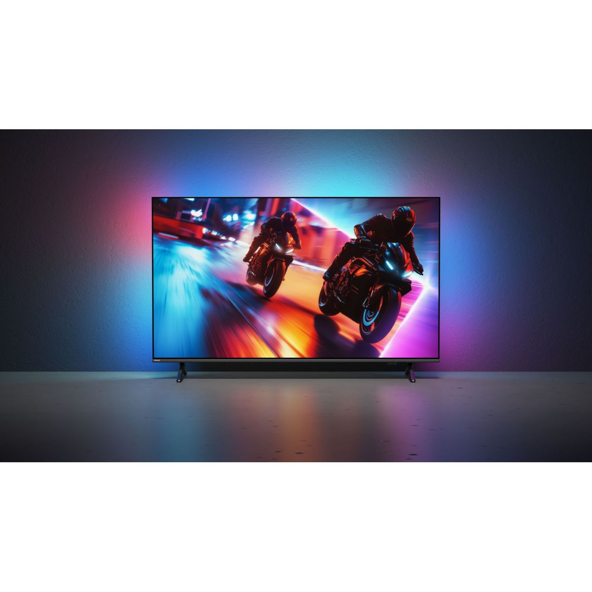 TV Mini LED 85MLED910 Ambilight 2025 (215cm) couleur unique, PHILIPS