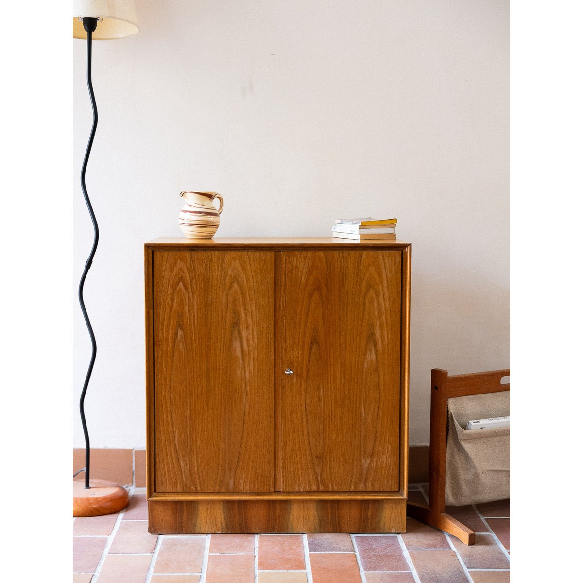 Buffet total look bois Gustave N°1622 - Bon état bois clair, DEBONGOUT