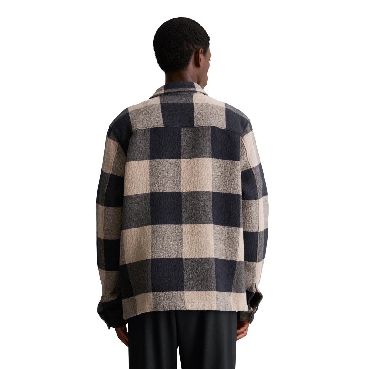 Surchemise coupe classique en pur coton biologique marron, MARC O’POLO DENIM