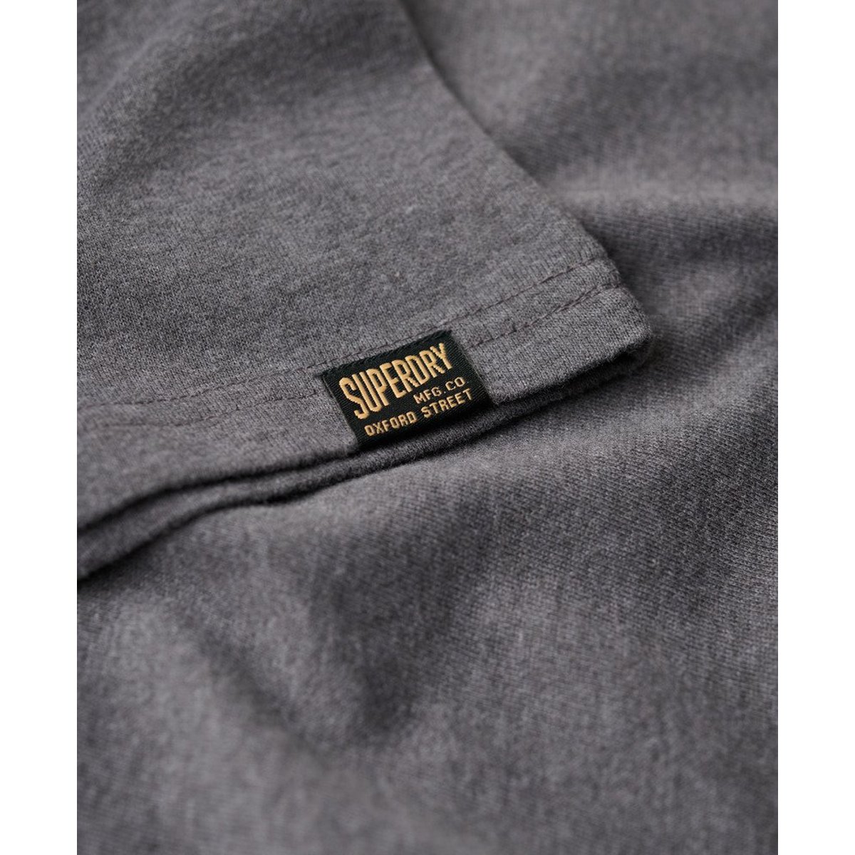 T-shirt Vintage Logo Heritage Chest gris granite chiné, SUPERDRY