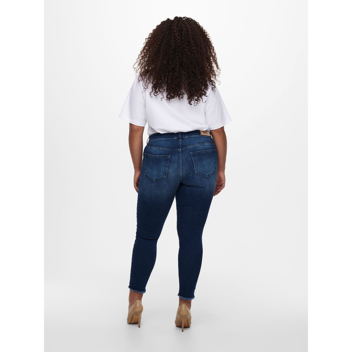Jean Skinny medium blue denim, ONLY CARMAKOMA