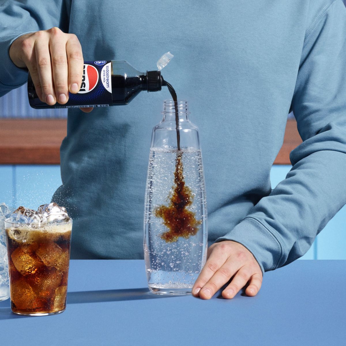Bouteille Carafe Verre 1L DUO couleur unique, SODASTREAM