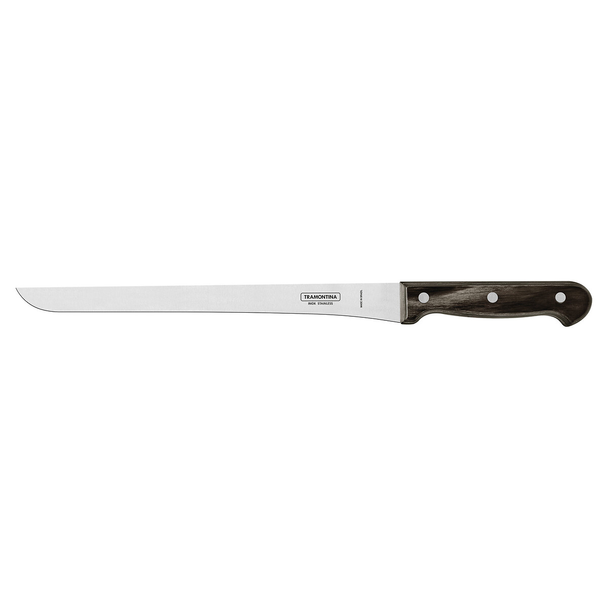 Faca para Fiambres Polywood 10",Tramontina madeira, TRAMONTINA