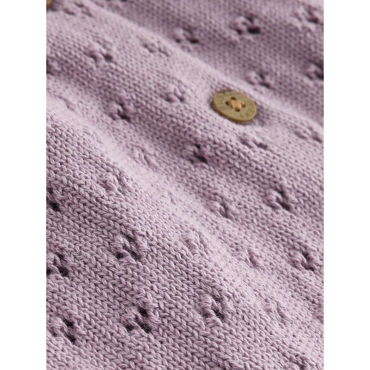 Robe bébé en maille pointelle lilas, NEXT