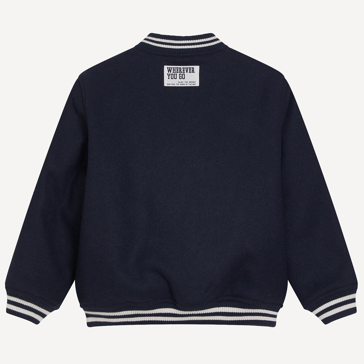 Blouson esprit Teddy bleu marine, LA REDOUTE COLLECTIONS