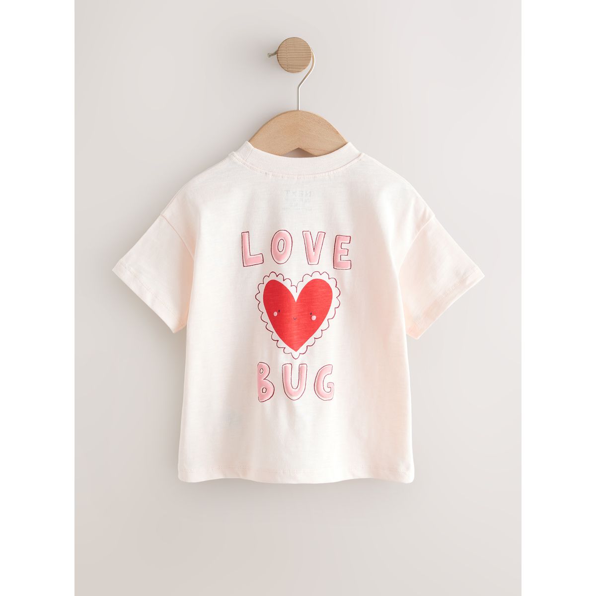 T-shirt, lot de 3 cœurs rouges, NEXT
