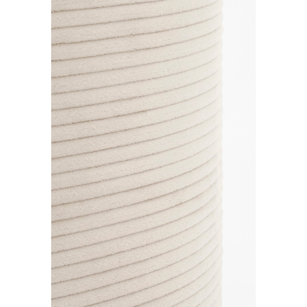 Pouf de rangement YOOLA blanc cassé, MICA DECORATIONS