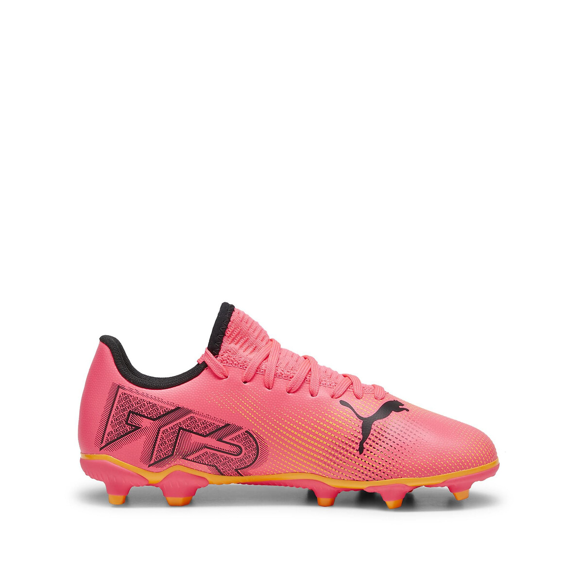 Crampons Future 7 Match FG/Ag Jr rouge orangé, PUMA