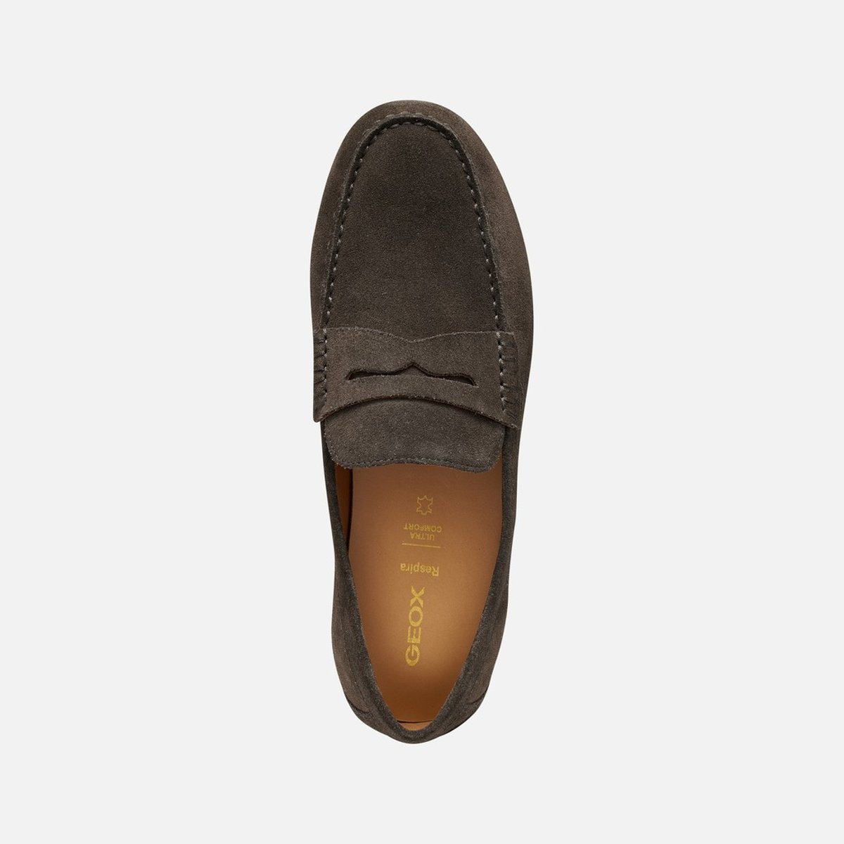Mocassins U SPHERICA EC16 marron foncé, GEOX