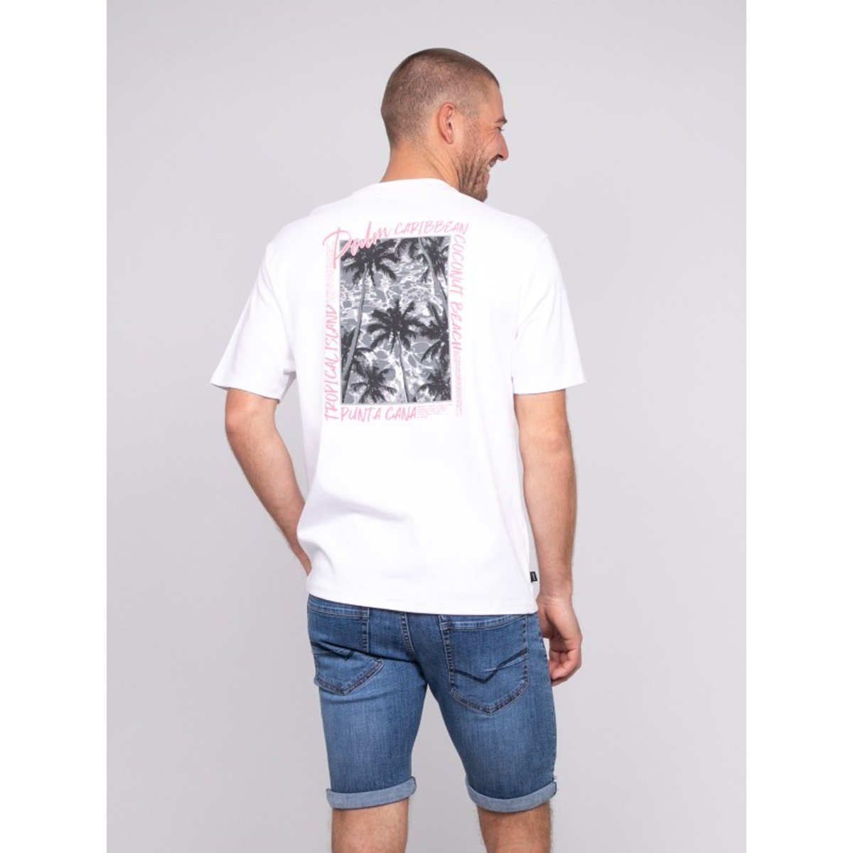 T-shirt Oversize Coton Motifs Nobora blanc, RITCHIE