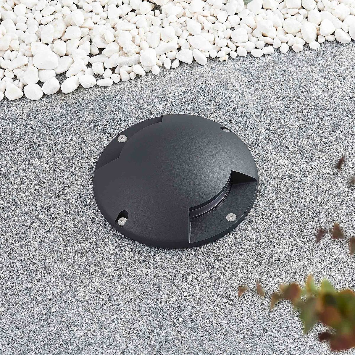Luminaire extérieur en aluminium moderneLED gris foncé, LINDBY