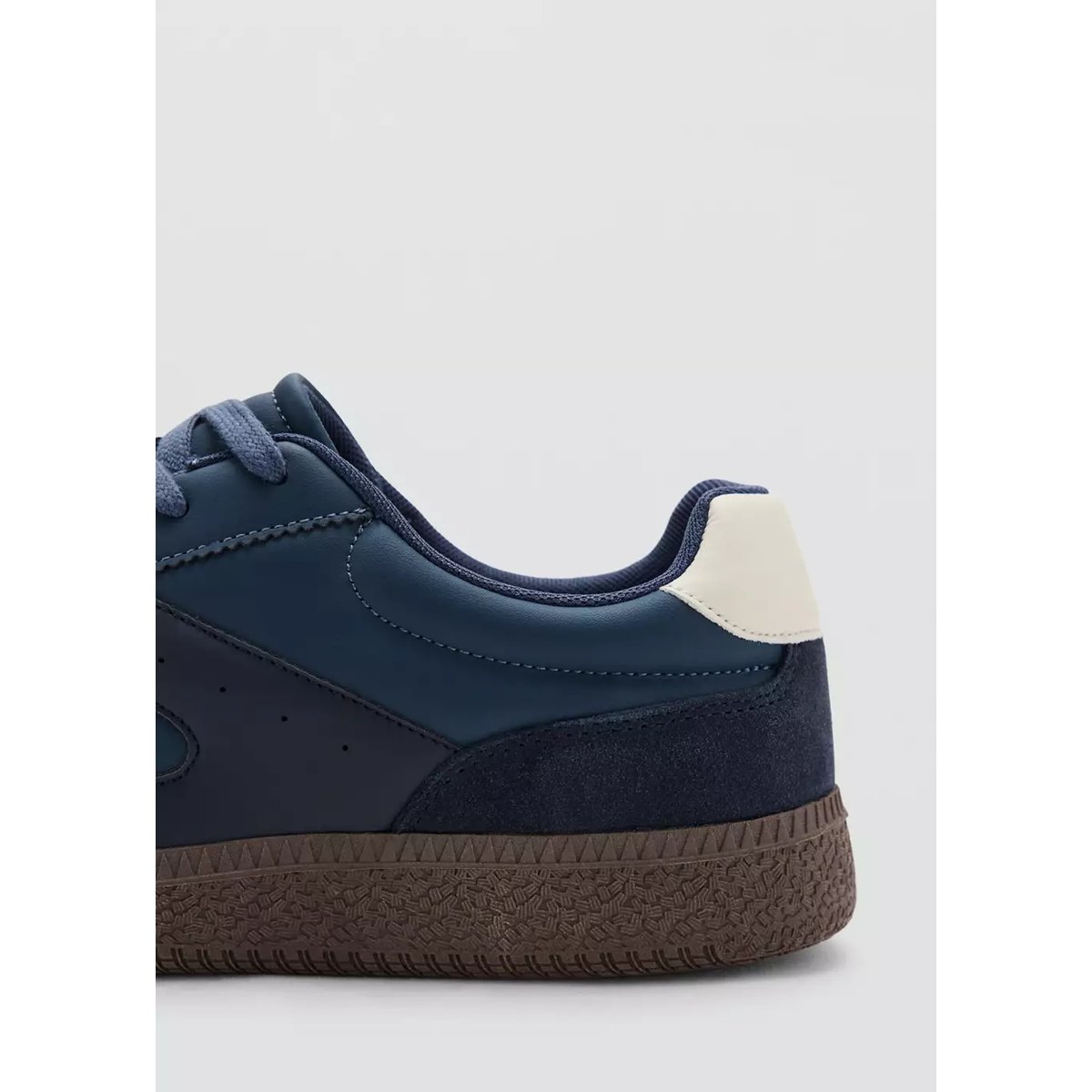 Baskets motif combiné bleu, MANGO TEEN